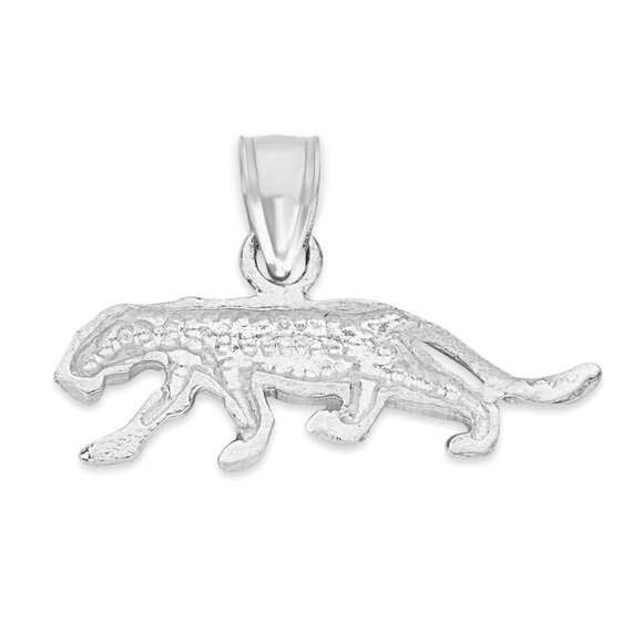 Solid 14k Gold Panther Pendant - Animal Jewelry Gifts for Her - Picture 3 of 5